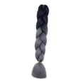 thumbnail image 1 of trenzada Jumbo, extensión de cabello trenzado sintético de 23,62 pulgadas, extensión sintética para rendimiento, fiesta y vacaciones B35, 1 of 9