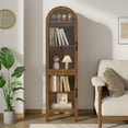 thumbnail image 6 of Fiogmub Tall Arched Storage Display Cabinet, Arched Pantry Cabinet with Doors, Acrylic Glass Doors, 6 of 7