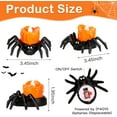 thumbnail image 4 of 6 Pack Halloween Flameless Candles Battery Operated LED Spider Tealight Candles for Halloween Home Decorations, Light Up Halloween Decorations Indoor for Table Party Office Fireplace Halloween Gifts, 4 of 7