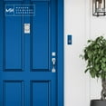 thumbnail image 2 of MSH Modern Stainless Hardware Model R7 Blue Anodized Aluminum Doorbell Button 1.37” x 3.14” x 5/32” (4mm Thick), 2 of 6