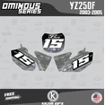 thumbnail image 2 of Kalair GFX Graphics Kit for Yamaha YZ250F (2003-2005) Ominous Series, 2 of 5