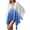 Blue*, variant on Women's Gradient Color Shawls and Wraps Open Front Poncho Cape with Fringes, Tassel Beach Cover Up
