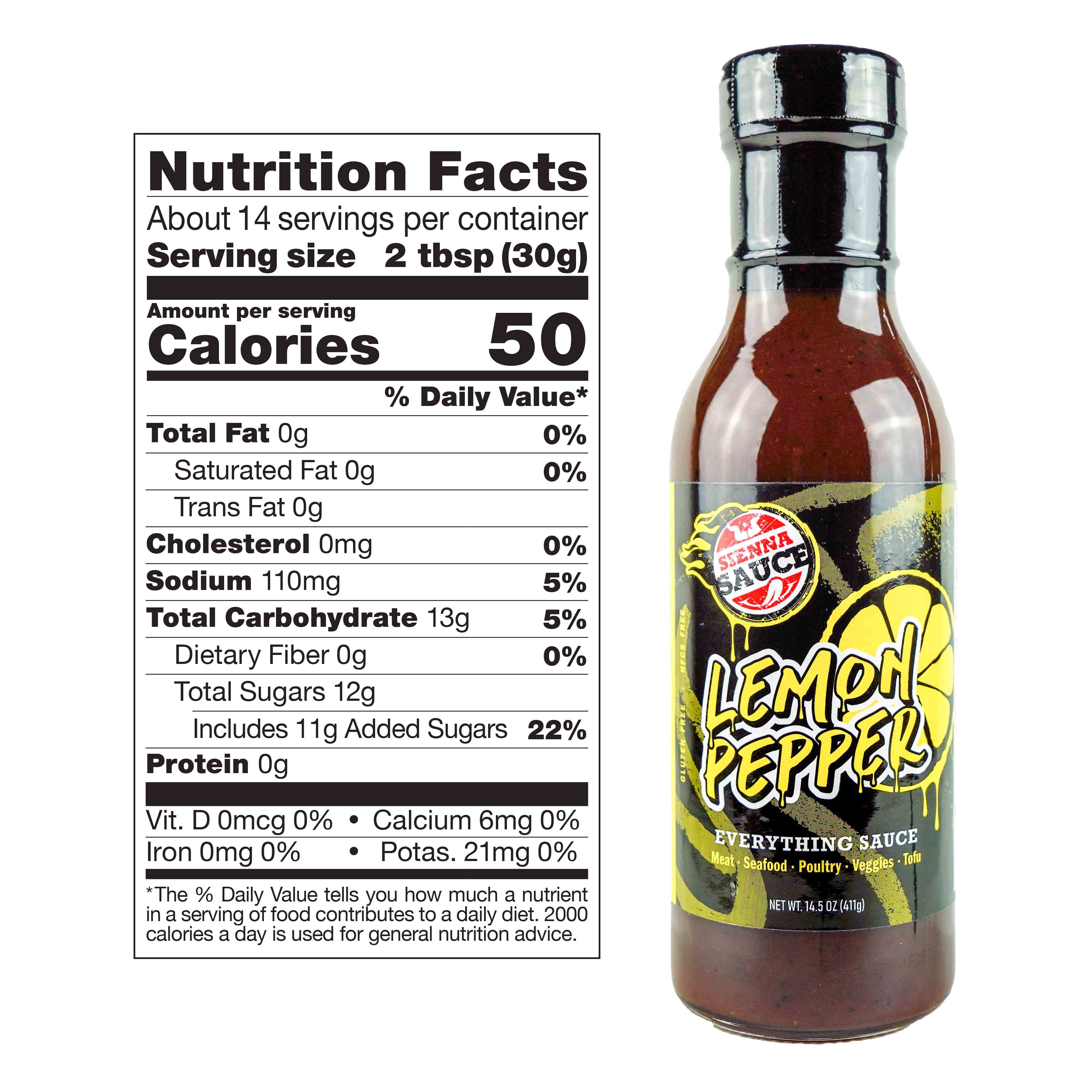 Sienna Sauce  (3 Pack) Smokey Brown, Lemon Pepper, Sweet & Tangy! 14.5oz