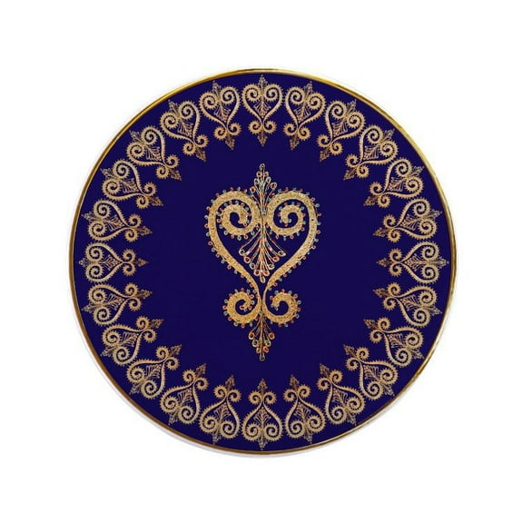 CafePress - Armenian Heart Mandala 3.5 Button - 3.5" Button