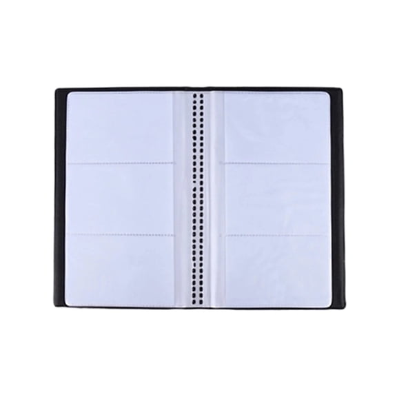 Business Card Album Organizer 40 Card Slots Large Capacity, Name Card Book Holder for Office Professional Use, Portable Hardcover PU Material Card Storage