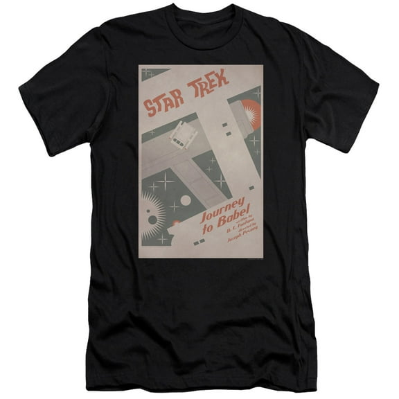 Star Trek Tos Episode 39 Adult 30/1 T-Shirt Black