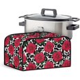thumbnail image 1 of Crock Pot Cover Slow Cooker Cover Appliance Cover Dust Covers for Kitchen Appliances with Side Mesh Pocket and Handy Handle Easy to Clean and Storage, Rose, CZA64, 1 of 1