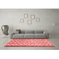 thumbnail image 3 of Ahgly Company Indoor Square Abstract Red Contemporary Area Rugs, 6' Square, 3 of 4