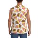 thumbnail image 4 of Balery Cute Ice Cream Camisetas sin mangas para hombre, absorbe la humedad y protege contra el mal olor.-Small, 4 of 7