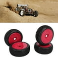 thumbnail image 1 of RC Rubber Tire, Friction Enhancement 1/8 RC Wheel Thickened Design 4PCs  for Car Black,Red,White, 1 of 7