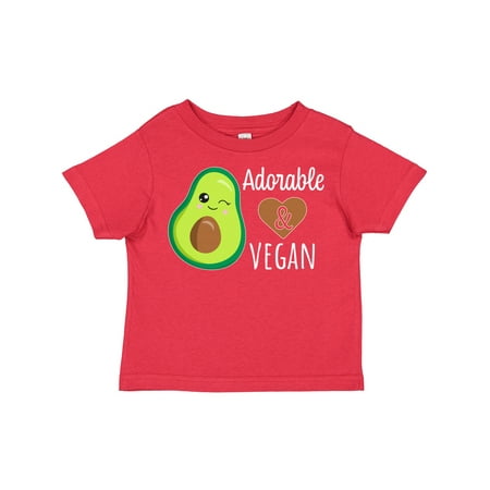 

Inktastic Adorable and Vegan Cute Avocado Gift Toddler Boy or Toddler Girl T-Shirt