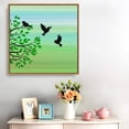 thumbnail image 2 of IDEA4WALL Framed Canvas Wall Art Flying Birds in the Colorful Sky, 2 of 4