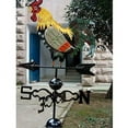 thumbnail image 2 of w5bhj88 Weather Vane with Rooster Ornament, Cast Iron Wind Vane Weather Vane for Roofs Rooster Weathervane Garden Yard Patio Decor (as Shown), 2 of 3