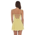 thumbnail image 3 of Women's Sweetheart Neck Ruffle Strap Mini Dress Fit and Flare Sleeveless Graduation Party Dress, 3 of 5