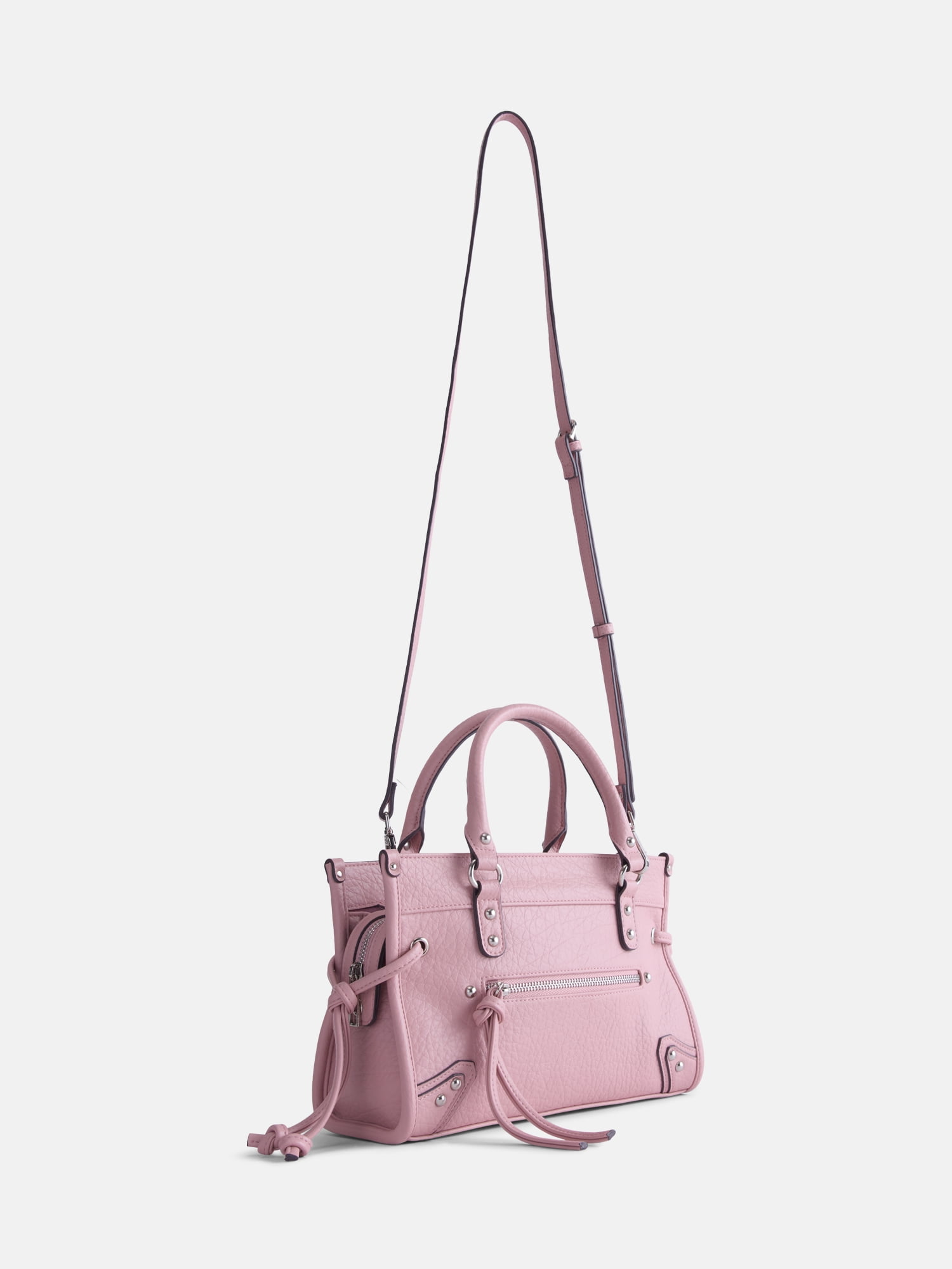 No Boundaries Women's Fashion Square Tote Bag, Stone Rose