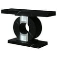 thumbnail image 4 of Eliana Geometric Console Table with LED Lighting Black, 4 of 5
