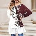 thumbnail image 2 of New Arrivals Beifu Boho Tops For Women Long Sleeve Womens Tops Summer Going Out Women Blouses Summer Long Sleeve Shirts For Women V Neck Fall Outfits For Women 2025, 2 of 5