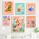 thumbnail image 3 of Pop abstracto divertido Tigre chica Boho Hippie arte de pared pintura en lienzo carteles nórdicos e impresiones imágenes de pared Decoración Para sala de estar de niños, 3 of 4