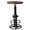 Silver, variant on LOKKHAN Industrial Bar Table 38.6"-48.4" Height Adjustable Swivel Round Wood Tabletop 23.7" Dia, Kitchen Dining Office Coffee Bistro Pub Table