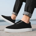 thumbnail image 4 of Adult Platform Canvas Shoes Fashion Men’s Sneakers Classic Non-Slip Low Top Shoes Comfortable Casual Sneakers, 4 of 4