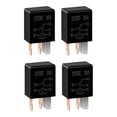 thumbnail image 2 of 5x4 Piezas Relé Automotriz 5 Pines 12V 30A Práctico Profesional Multiusos, 2 of 8