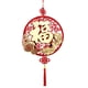 thumbnail image 1 of EZLIFE Colgante con el símbolo de la fortuna Fu de China roja, nudo chino, decoración colgante T4E8, 1 of 7