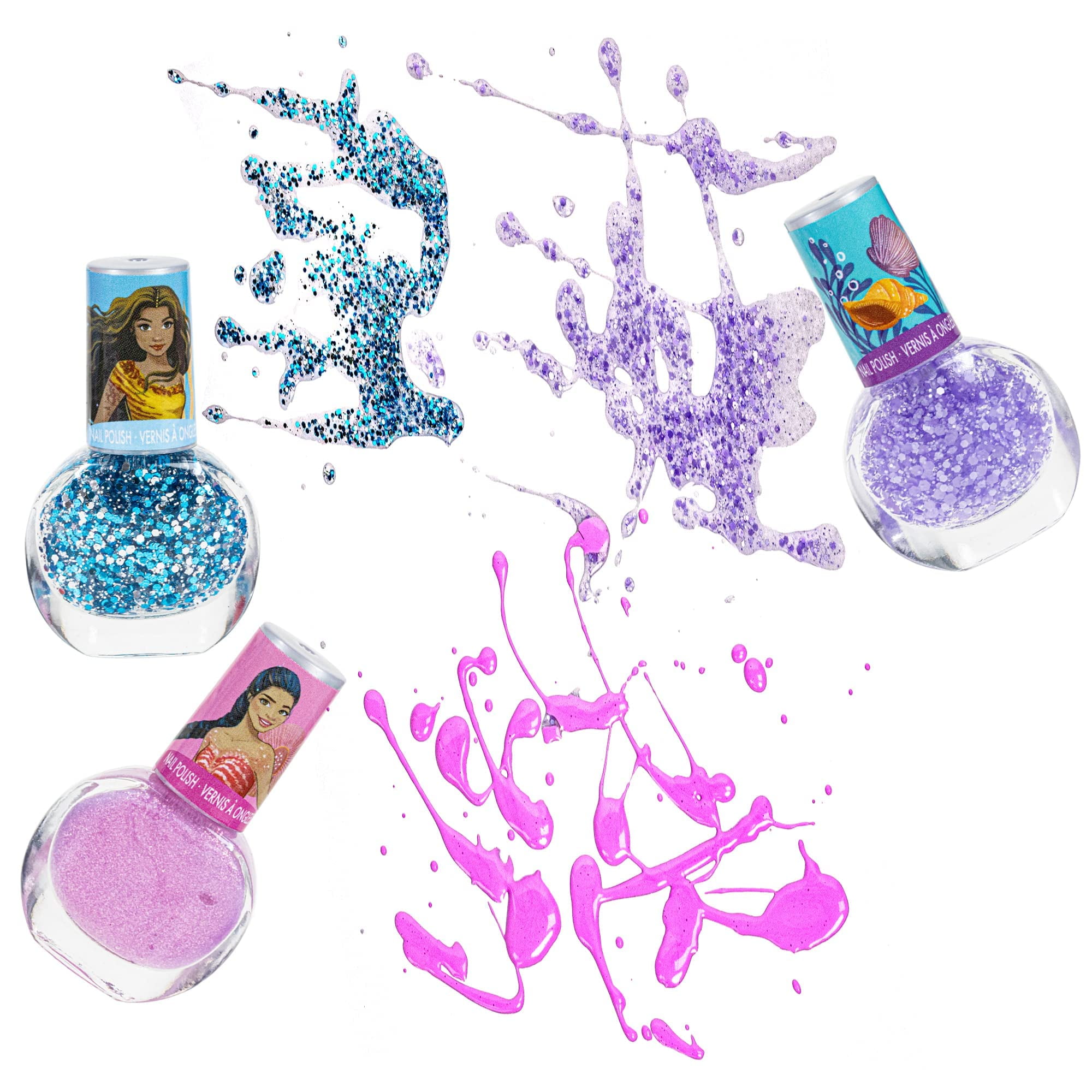 Disney Wish - Townley Girl Kids' Multi-Color Makeup Set With Train Case ...