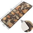 thumbnail image 2 of Kitchen Rugs and Mats Non-Skid Washable Runner Rugs Beautiful Flower Orange Long 72x24 inch for Floor Cushioned Hallway Entryway Indoor 2x6, 2 of 7