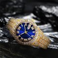 thumbnail image 2 of Reloj de pulsera JAMW para hombre con diamantes de agua y cristal, 2 of 4