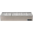 thumbnail image 2 of San Jamar Non-Chilled Garnish Tray, Stainless Steel, 2 of 5