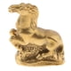 thumbnail image 2 of Estatuilla de Zodiaco Chino de Latón Macizo Sunnimix Caballo, 2 of 8