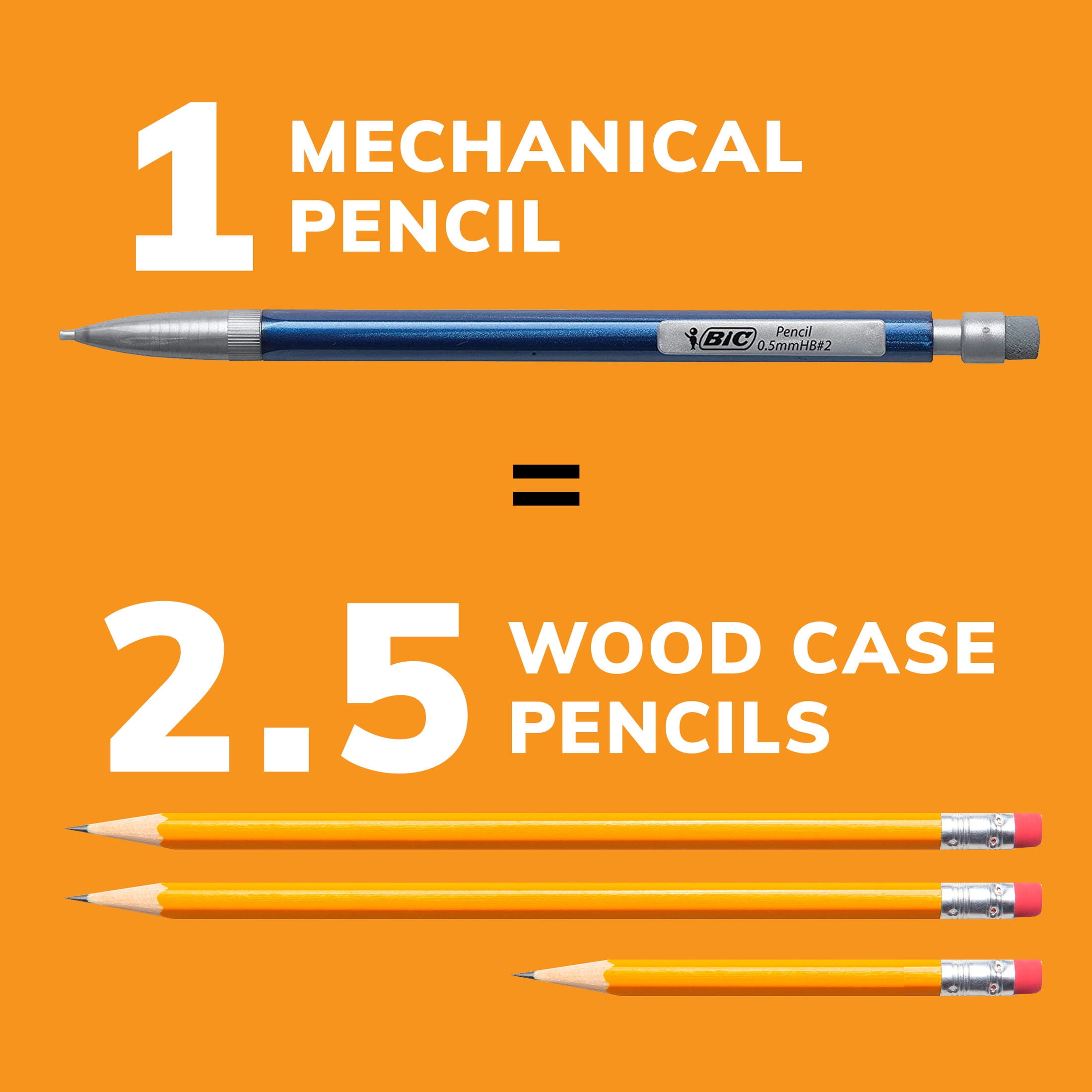 BIC Xtra Precision Mechanical Pencils, 0.5 mm, 10 Count