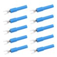 thumbnail image 3 of Fork Wire Connector, Reliable Spade Plug U Type High Strength Rugged Lightweight  For Multimeter Blue, 3 of 8