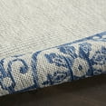 thumbnail image 6 of Nourison Garden Party Indoor/Outdoor Transitional Bordered Ivory Blue 2'2" x 3'9" Area Rug, (2' x 4'), 6 of 8