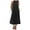 Black, variant on Women Linen Sleeveless Extra Long Back Lace Up Linen Sleeveless Extra Long Dress
