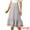 Blue Grey-Floral, variant on Unique Bargains Women's Floral Print Elastic Waist Ruffle Hem Midi Skirt