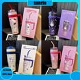 thumbnail image 1 of Botella termo de Hello Kitty, ml de 1200 Miniso Sanrio, bonito Kuromi Cinnamoroll Melody, Pajita de gran capacidad, acero inoxidable, 1 of 5