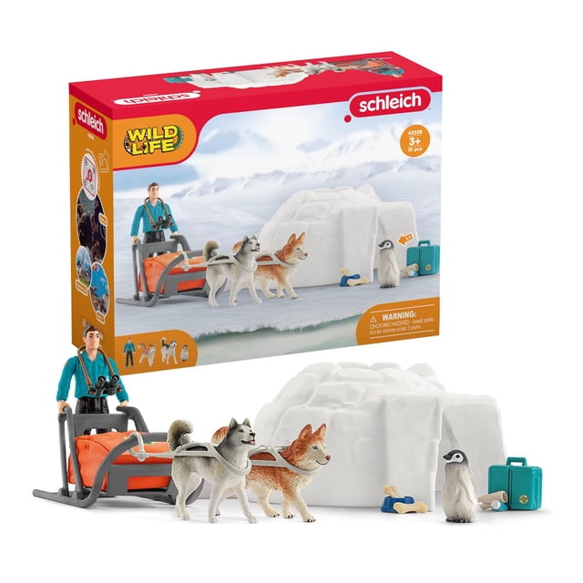 Set de juego Schleich Wild Life Antarctic Expedition con animales