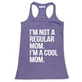 thumbnail image 1 of P&B Im Not A Regular Mom Im A Cool Mom Women's Tank Top, Heather Purple, XL, 1 of 2