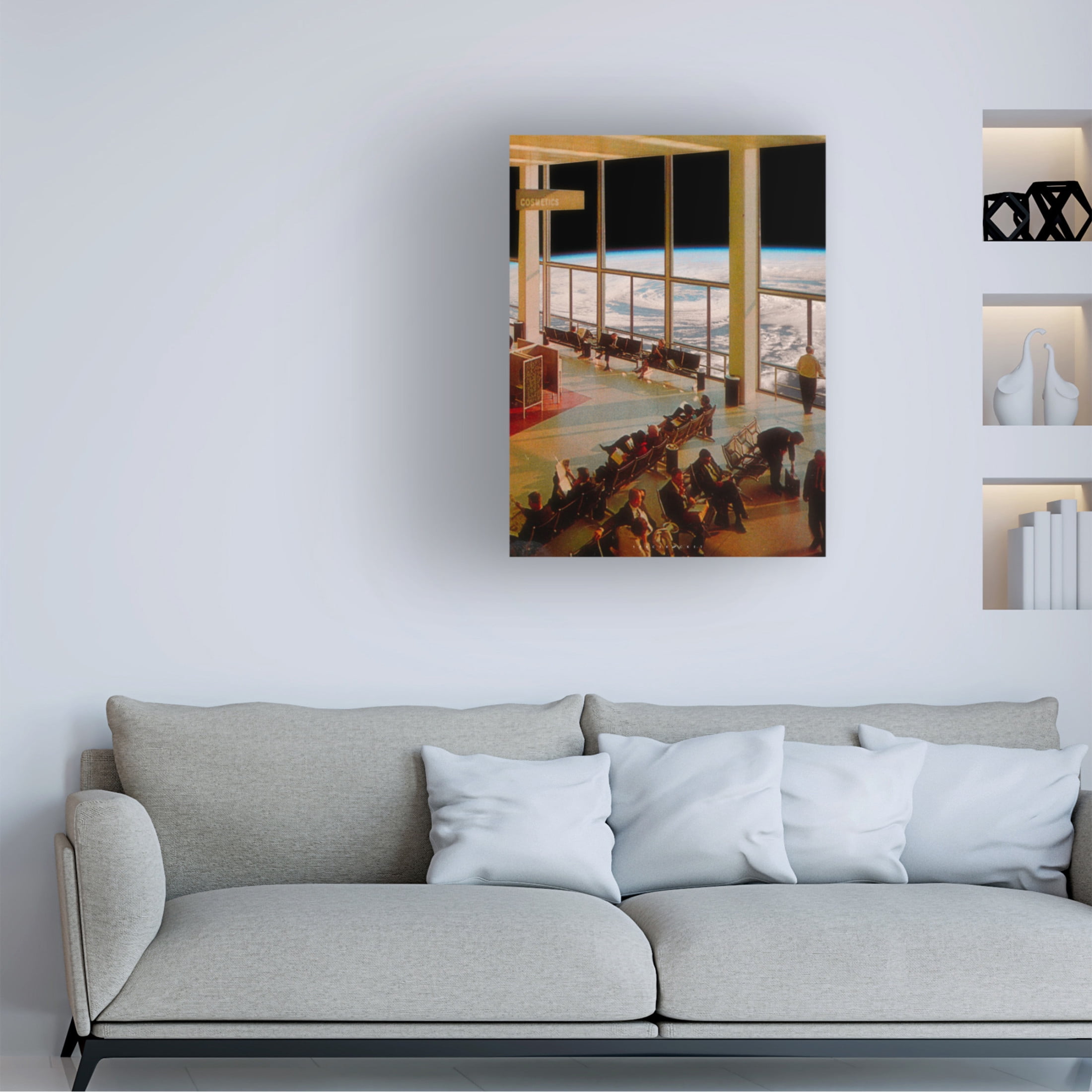 Trademark Fine Art spacerocket art 555 Canvas Wall Art