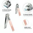 thumbnail image 2 of Manicure Set Nail Clipper Set Men Women 8 in 1 Toe Finger Nail Clipper Personal Care Tools with Portable Travel Case Manicure Pedicure Tools Grooming Kit Gift for Men Women Family Friends Wife, 2 of 9