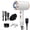 White, variant on Professional Ionic Hair Dryer, Powerful 1800W Fast Drying Low Noise Blow Dryer with Concentrator Nozzle Diffuser Attachments for Home Salon Travel