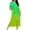 Green, variant on Women's Long Knitted Bathrobe Zipper up Comfortable Full Length Gradient Homewear Sleepwear with Pocket Yellow