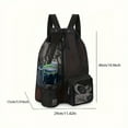 thumbnail image 5 of Yoyauz Swimming Bag Mesh Drawstring Backpack With Wet Bag, Suitable For Swimming, Fitness And Fitness Equipment, 5 of 7