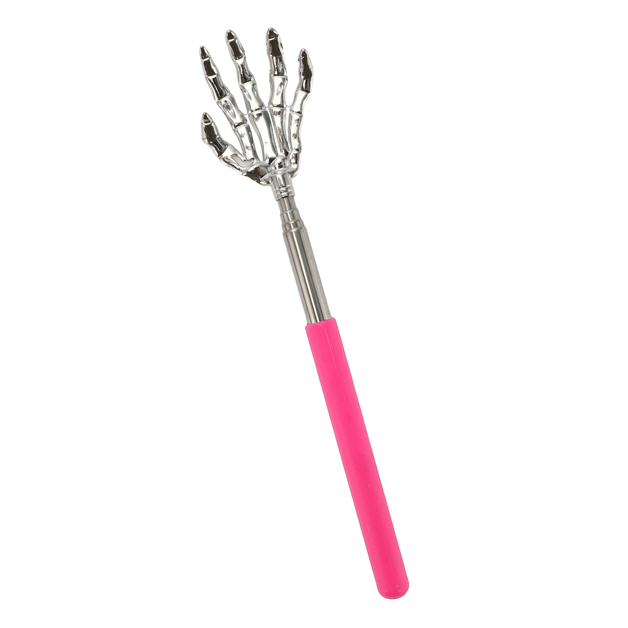 Unique Bargains 1 Pc Hand Shaped Extendable Back Massager for Bedroom Pink