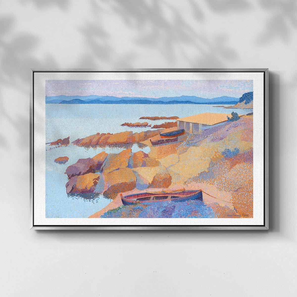 Vintage Landscape-CXXIX By Wexford Home Framed in Silver Wood Gallery Wrapped Canvas 17 in. x 25 in.