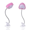 thumbnail image 1 of RUNROTOO Reading Clip Light with Gooseneck Desk Lamp for Eye Caring Pink 1Set, 1 of 8