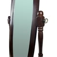 thumbnail image 5 of GTU Furniture Swivel Adjustable Full-Length Oval Wood Cheval Floor Mirror, 5 of 5