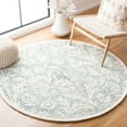 thumbnail image 2 of SAFAVIEH Micro-Loop Lasya Leaves Area Rug, Grey/Ivory, 5' x 8', 2 of 10