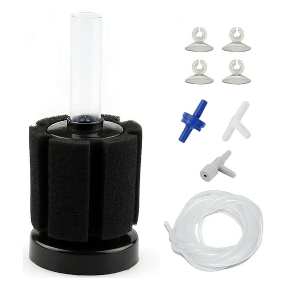 Aquaneat Sponge Filter, up to 10Gal, for Betta, Nano, Fish Tank with Accessories